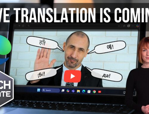 AI audio translation previews in Microsoft Edge