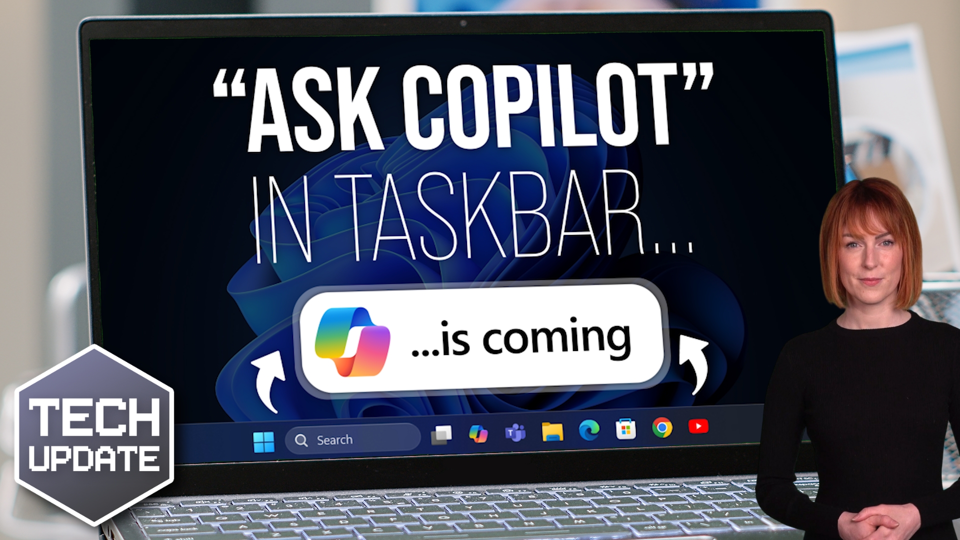 “Ask Copilot” is coming to your Taskbar (but only if you want it to)
